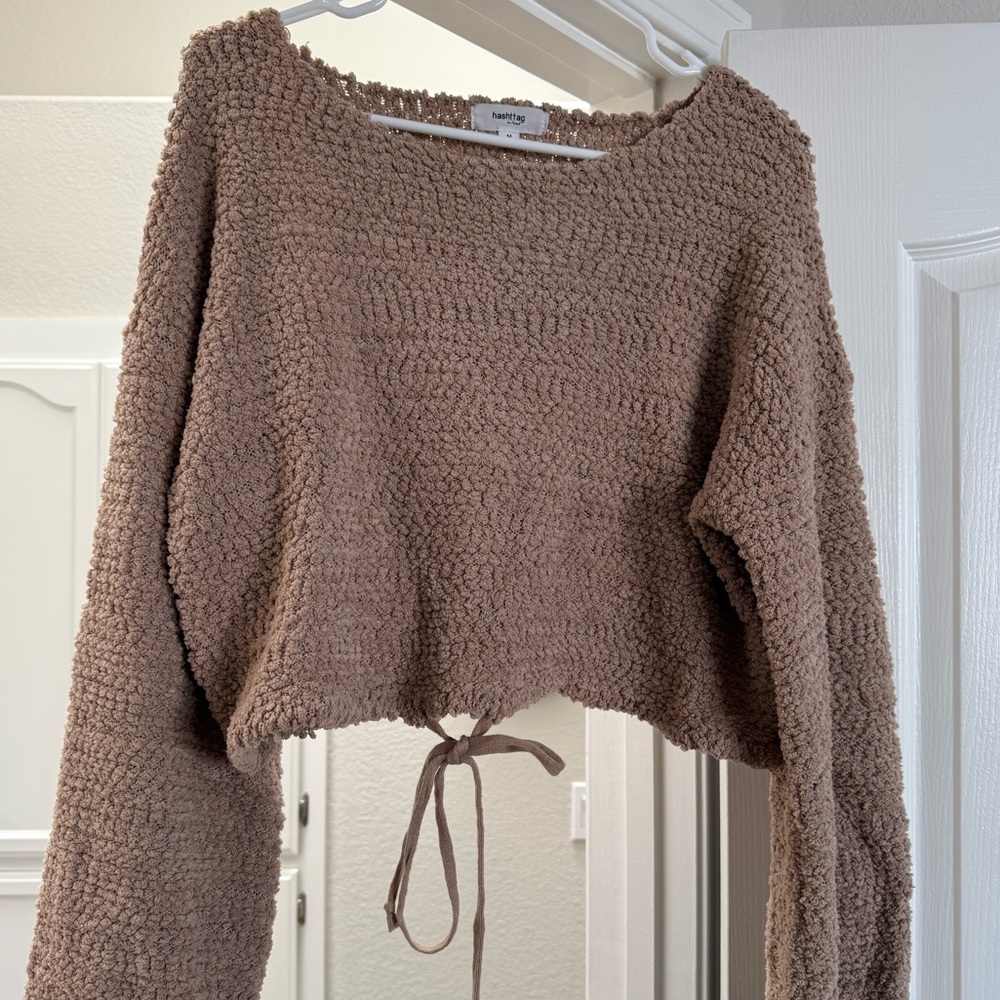 Wild Fable Brown Crew Neck Sweater Knit Casual
